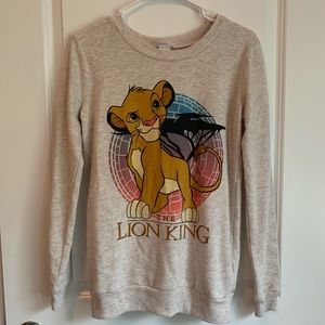 Disney The Lion King Sweatshirt with Lace Back S
